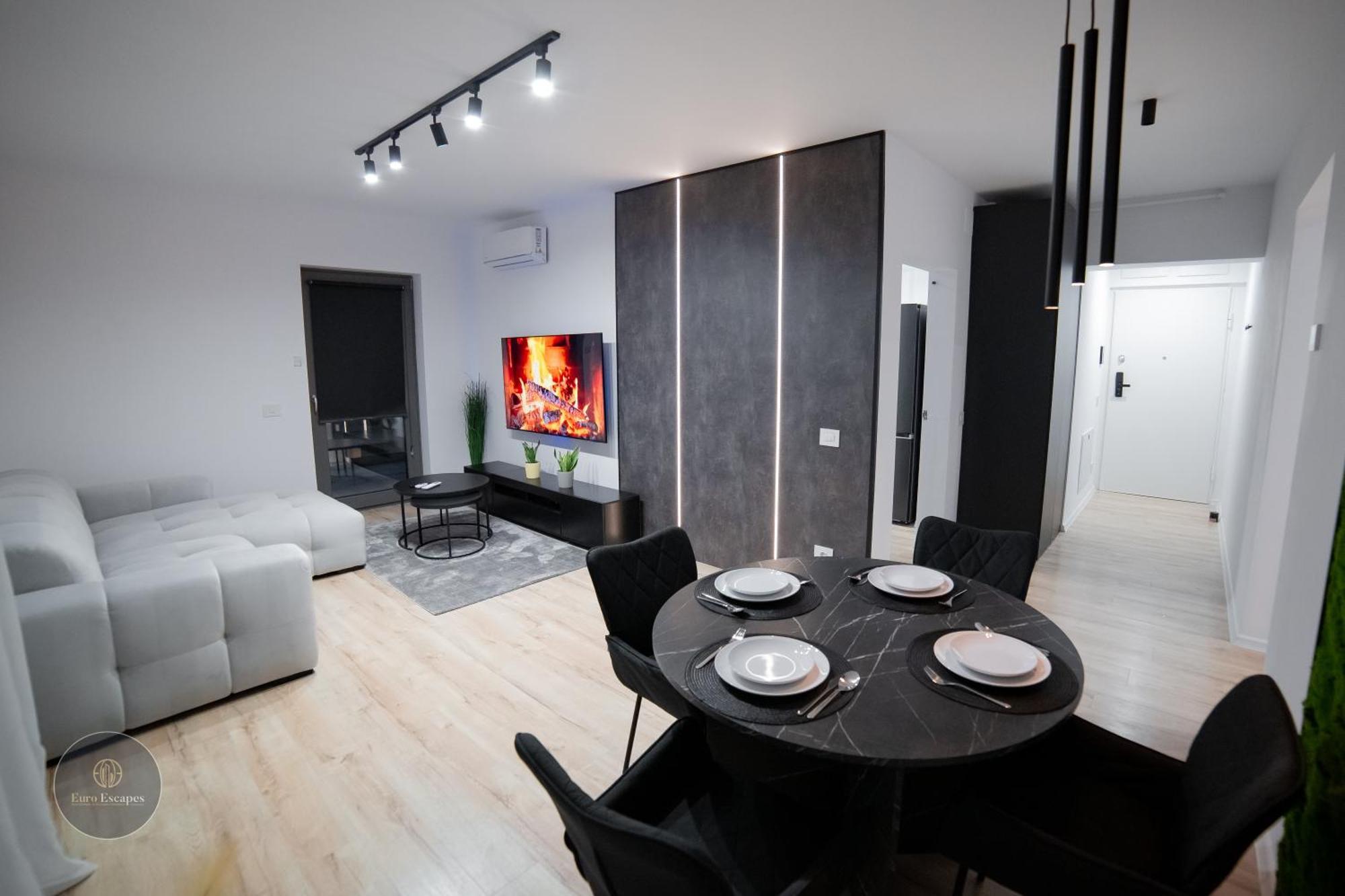 Apartament Luxury 2bedrooms 2 Bath Sleeps 4 Near Promenada Mall With Wifi Bucureşti